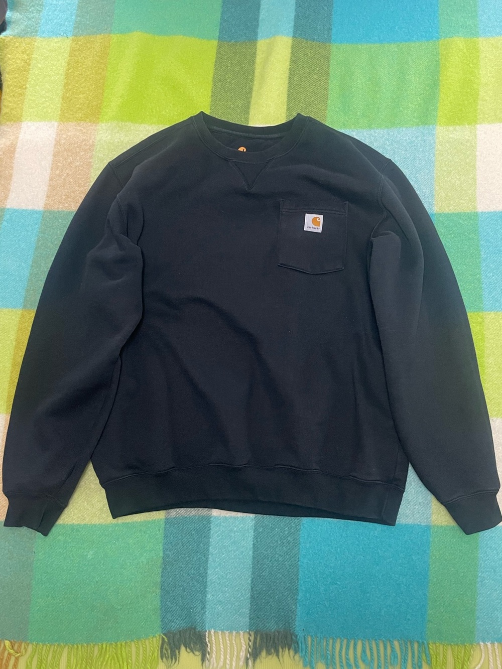 Carhartt Black Crewneck Pocket Sweatshirt